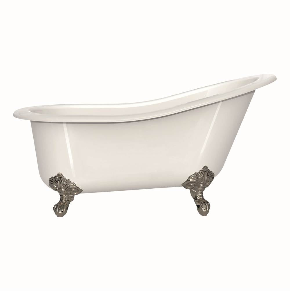Victoria + Albert - Shropshire 61'' x 30'' Freestanding Slipper Bathtub - Polished Nickel