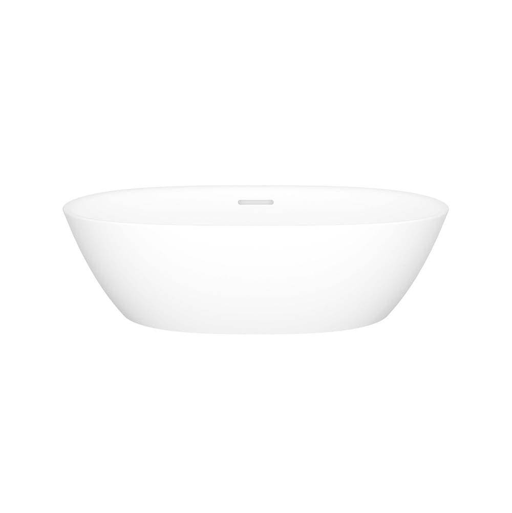 Victoria + Albert - LussariE 21'' x 13'' Oval Vessel Lavatory Sink - Standard Matte White