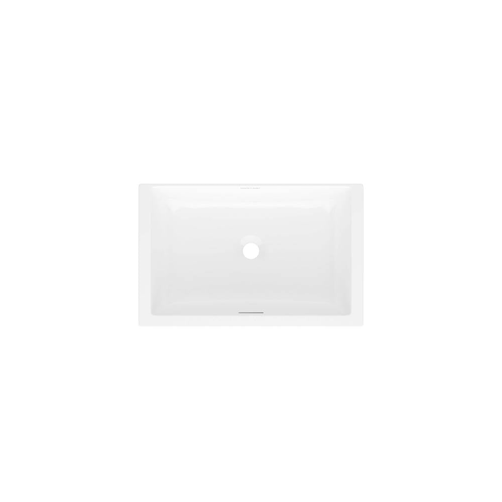 Victoria + Albert - Kaldera 20'' x 14'' Undermount Rectangular Lavatory Sink - Standard Gloss White