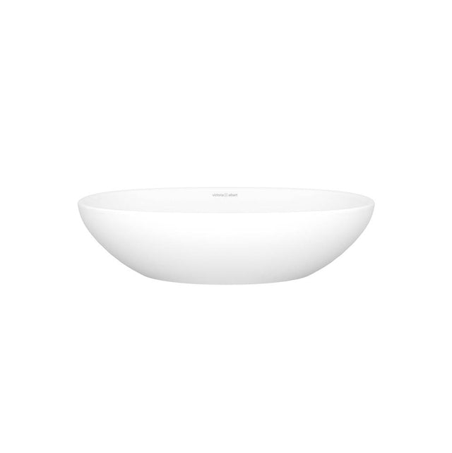 Victoria + Albert - Barcelona 19'' x 12'' Oval Vessel Lavatory Sink - Standard Matte White