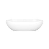 Victoria + Albert - Barcelona 22'' x 13'' Oval Vessel Lavatory Sink - Standard Gloss White