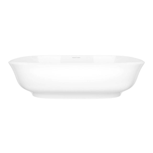 Victoria + Albert - Amiata 24'' x 16'' Rounded Rectangle Vessel Lavatory Sink - Standard Gloss White