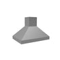 Vent A Hood - 42'' 550 CFM Euro-Style Island Range Hood White - White