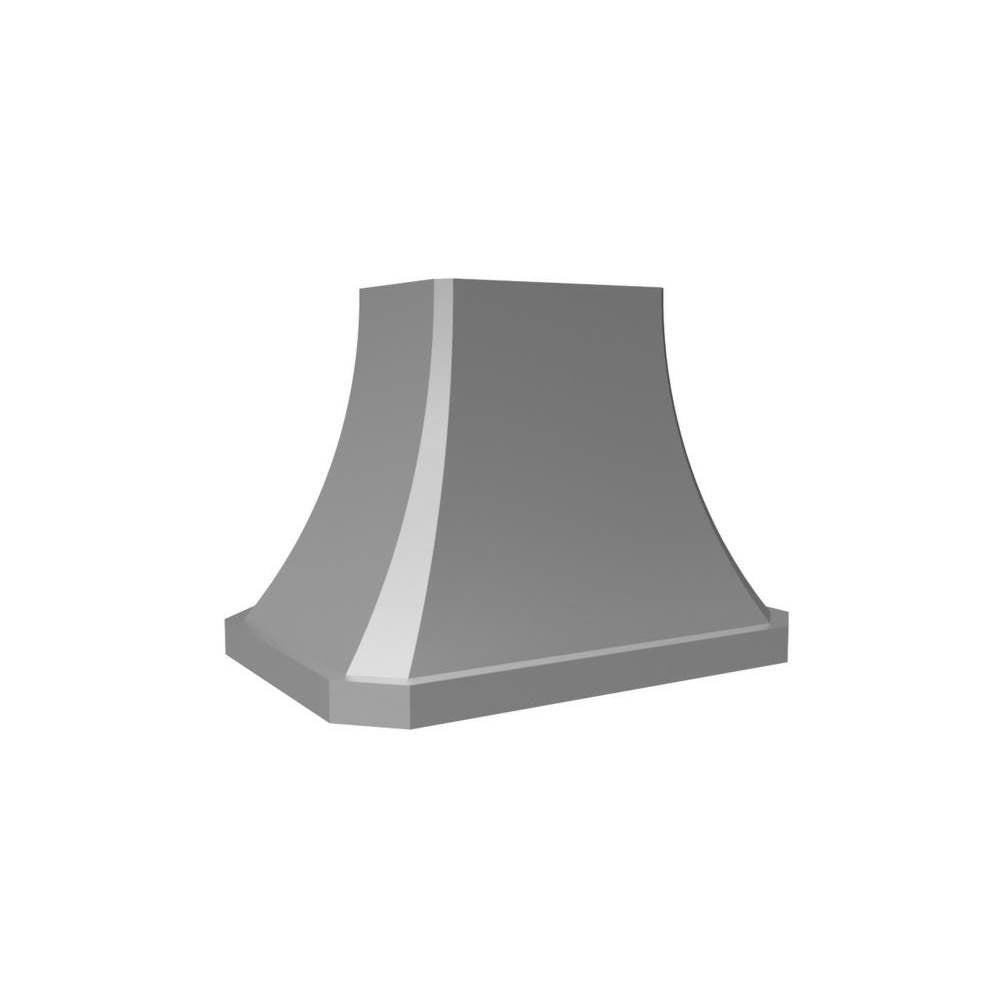 Vent A Hood - 66'' 1100 CFM Designer Series Island Range Hood White - White
