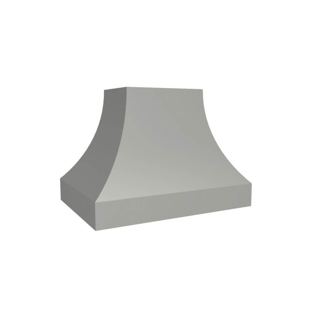 Vent A Hood - 54'' 550 CFM Designer Series Island Range Hood White - White
