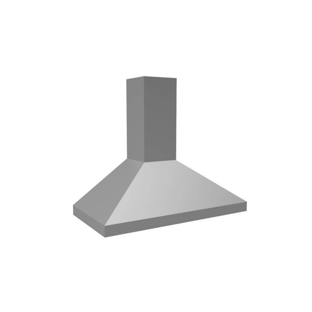 Vent A Hood - 36'' 600 CFM Euro-Style Wall Mount Range Hood White - White