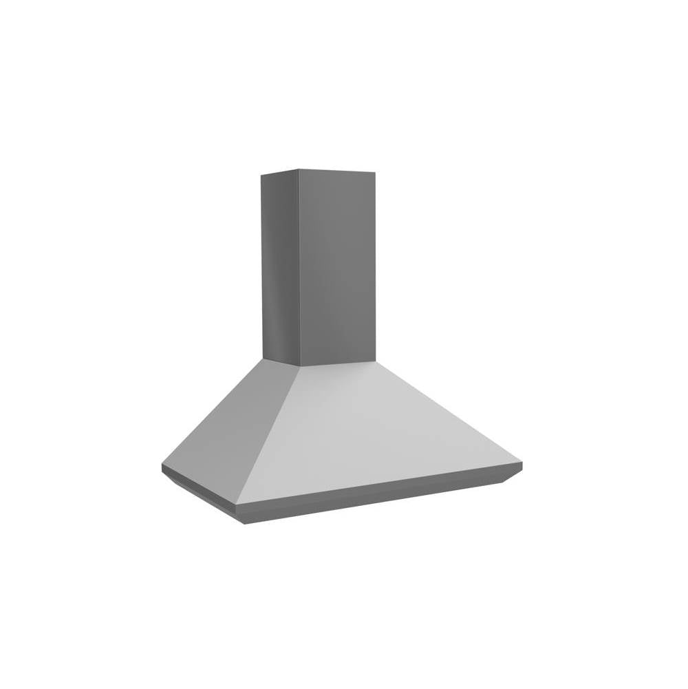 Vent A Hood - 36'' 300 CFM Euro-Style Wall Mount Range Hood White - White