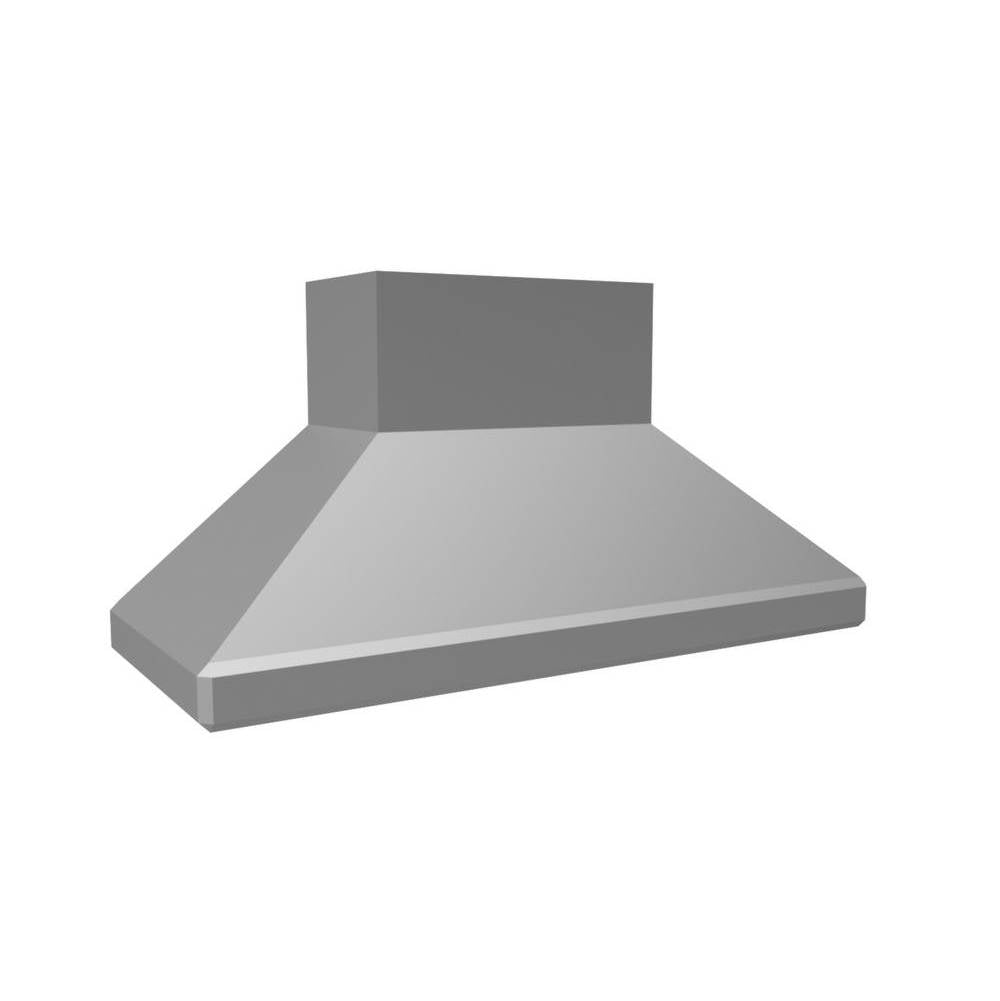 Vent A Hood - 60'' 1200 CFM Euro-Style Wall Mount Range Hood White - White