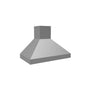 Vent A Hood - 42'' 600 CFM Euro-Style Wall Mount Range Hood White - White