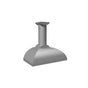 Vent A Hood - 36'' 600 CFM Contemporary Wall Mount Range Hood W/Brass Lip Stainless Steel - Stainless Steel
