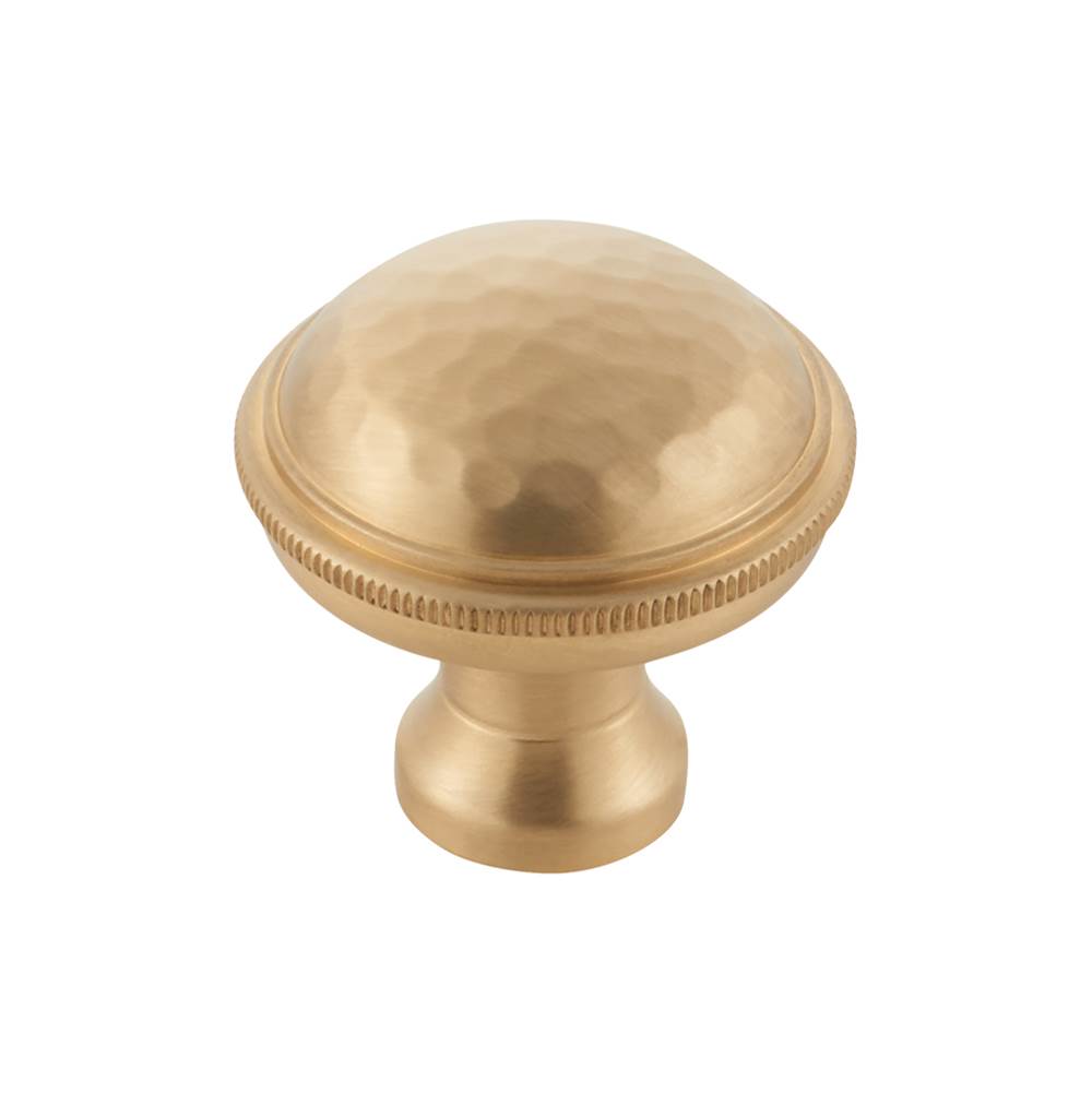 Vesta - ArtWorth Knob 1 5/16 Inch Satin Brass - Satin Brass