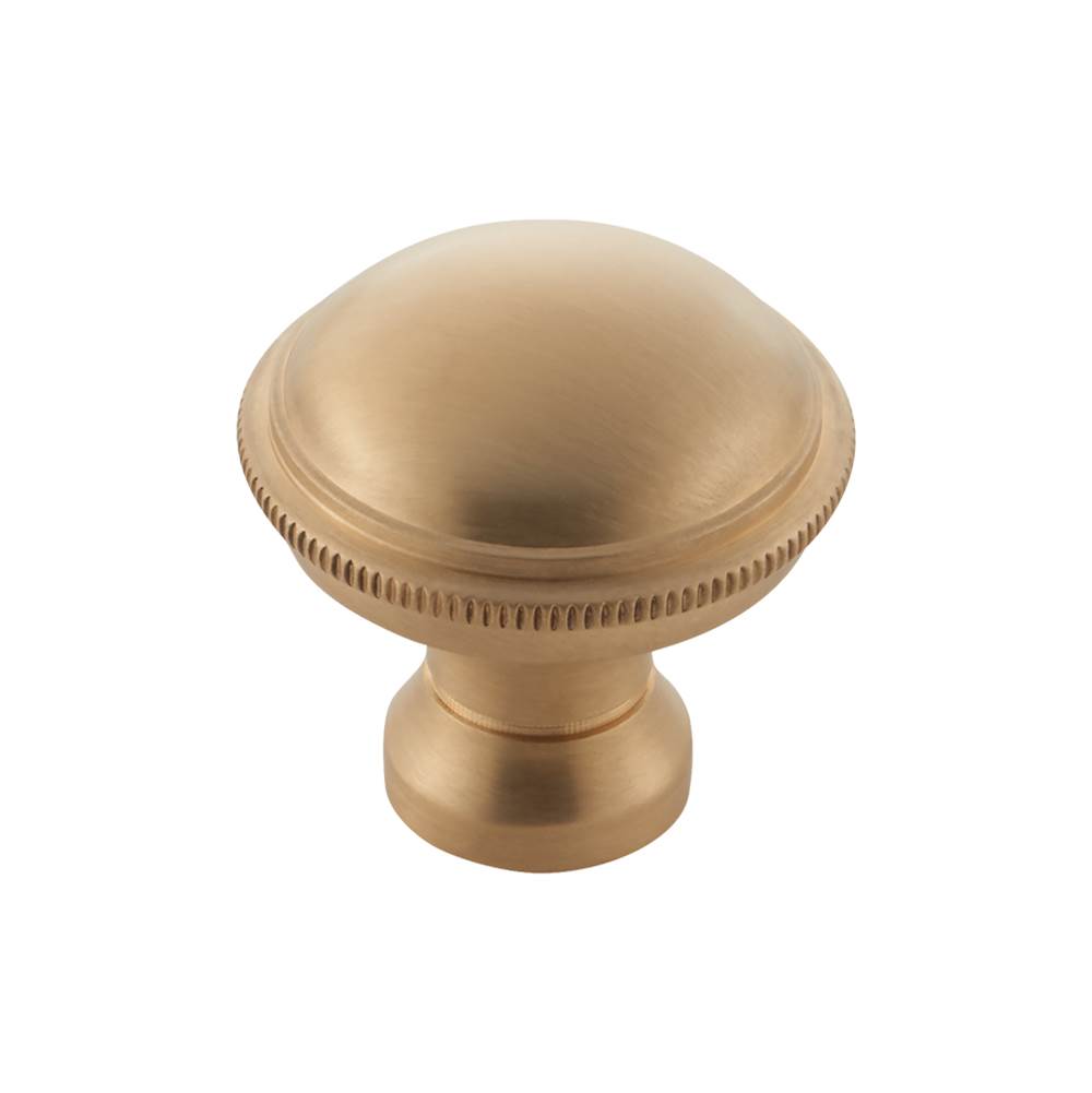 Vesta - Purity Knob 1 1/8 Inch Satin Brass - Satin Brass