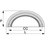 Purity Cup Pull 3 Inch (c-c) Brushed Satin Nickel