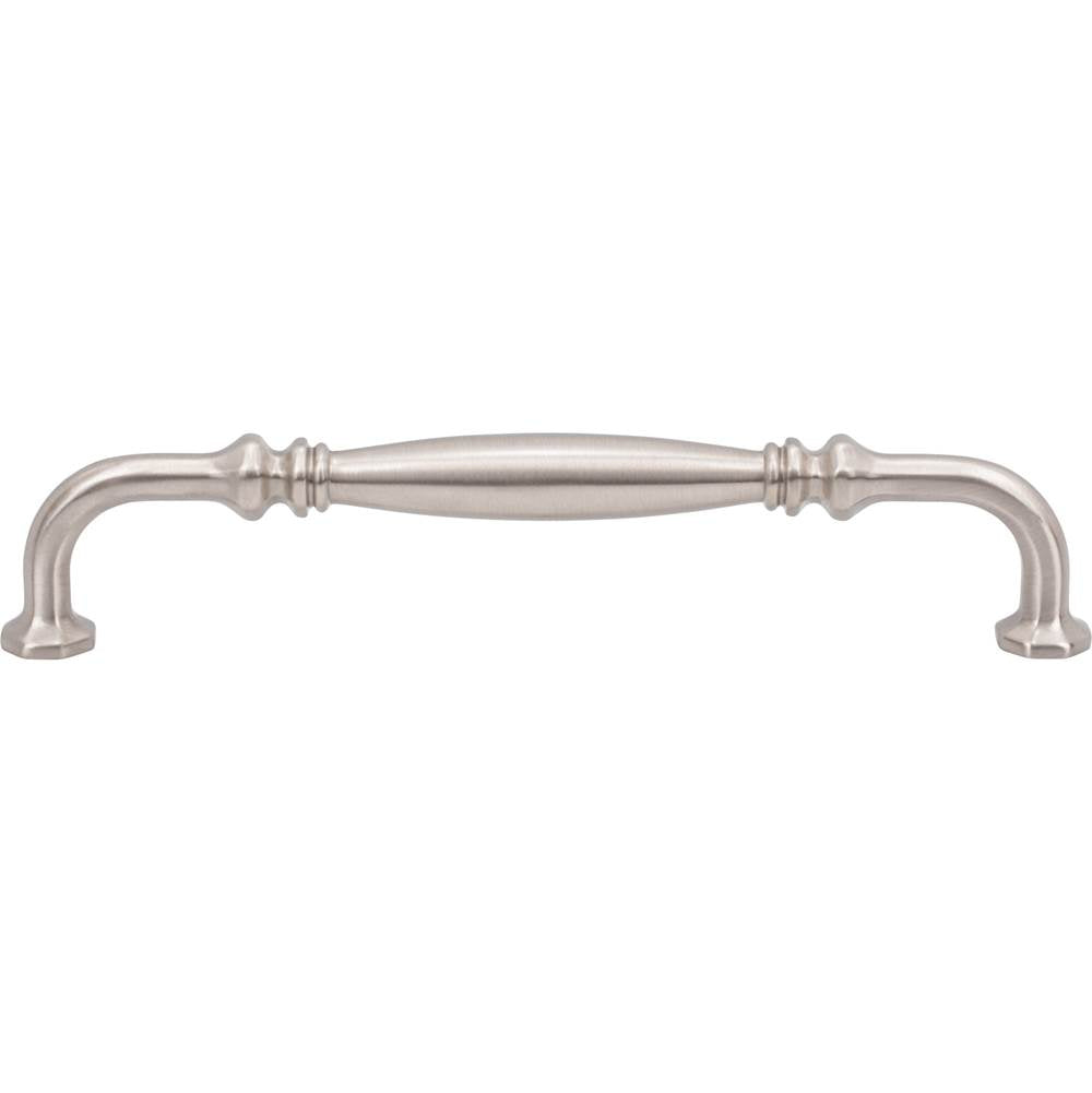 Vesta - Palazzo Pull 7 9/16 Inch (c-c) Brushed Satin Nickel - Brushed Satin Nickel
