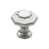 Vesta - Palazzo Knob 1 3/16 Inch Brushed Satin Nickel - Brushed Satin Nickel