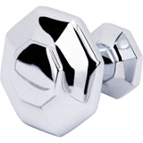 Palazzo Knob 1 3/16 Inch Brushed Satin Nickel