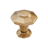 Vesta - Palazzo Knob 1 3/8 Inch Satin Brass - Satin Brass