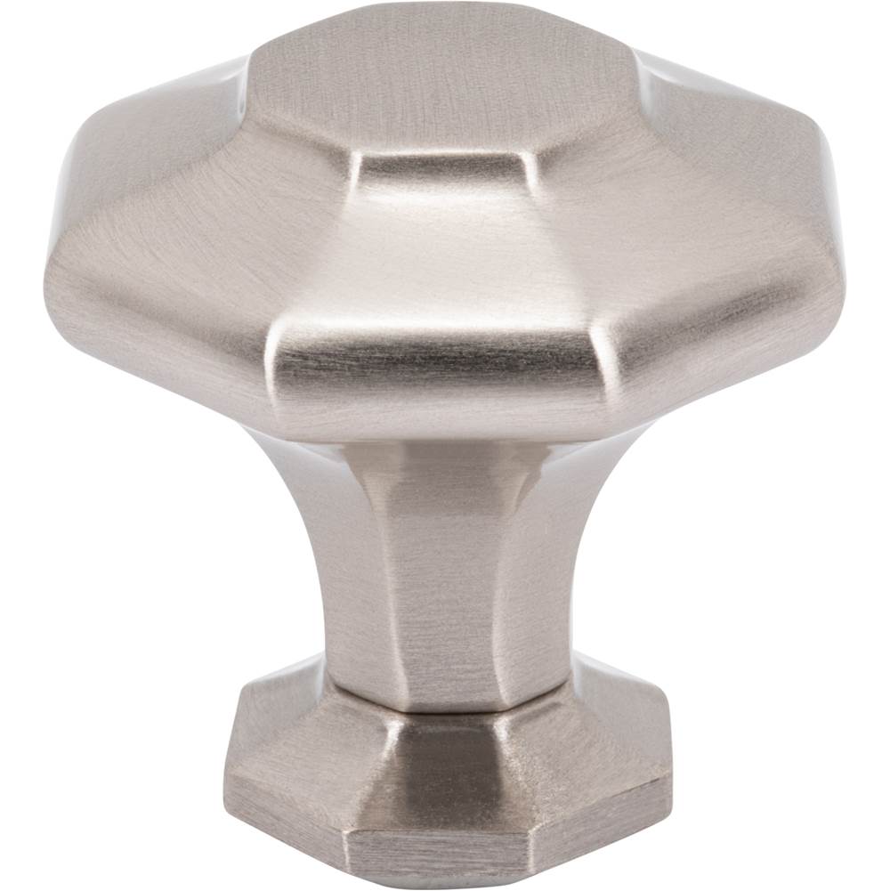 Vesta - Palazzo Knob 1 5/8 Inch Brushed Satin Nickel - Brushed Satin Nickel