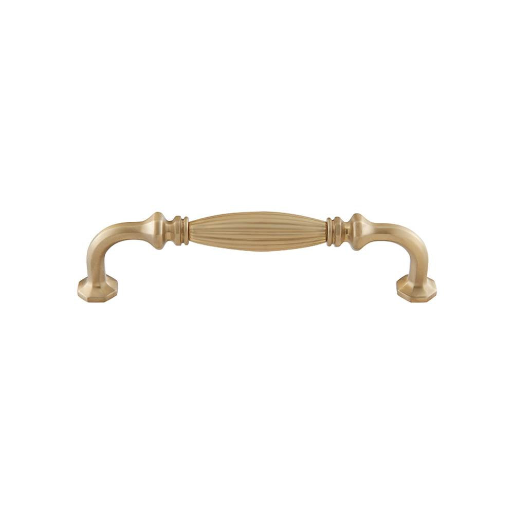 Vesta - Roscato Pull 5 1/16 Inch (c-c) Satin Brass - Satin Brass