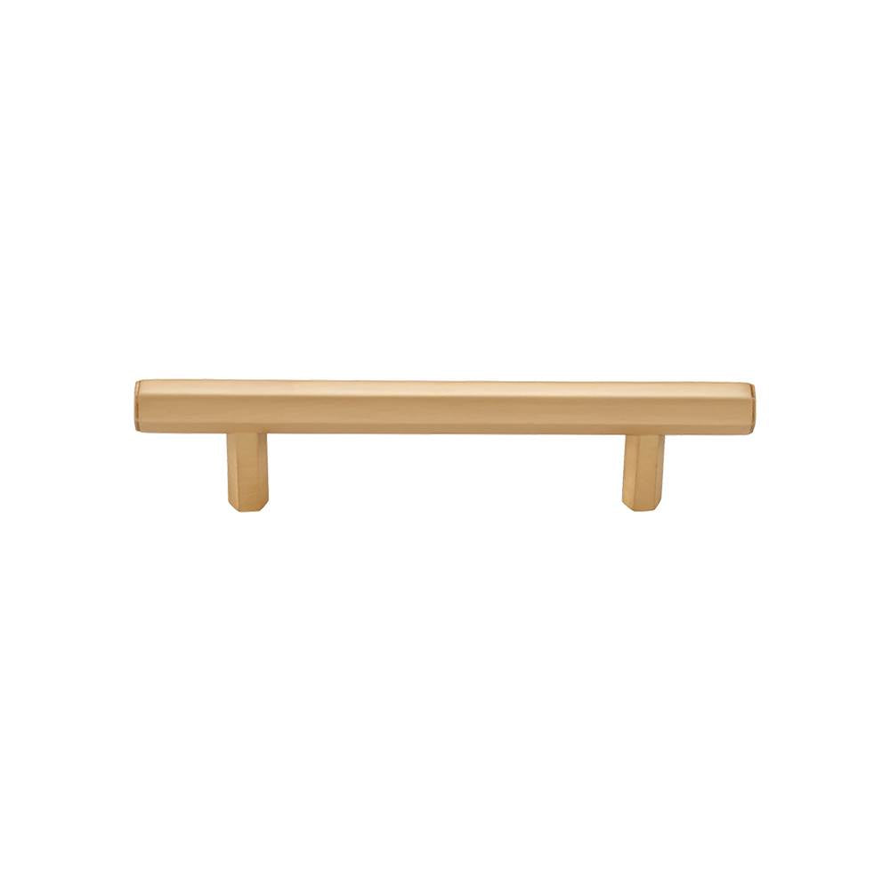 Vesta - Insignia Pull 3 3/4 Inch (c-c) Satin Brass - Satin Brass