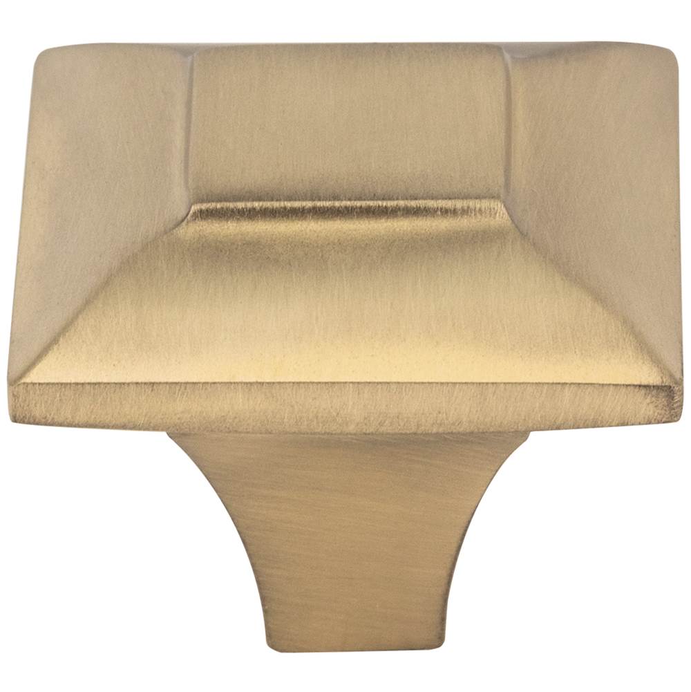 Vesta - Alston Knob 1 5/16 Inch Satin Brass - Satin Brass
