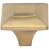Vesta - Alston Knob 1 5/16 Inch Satin Brass - Satin Brass