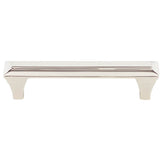 Vesta - Alston Pull 3 3/4 Inch (c-c) Polished Nickel - Polished Nickel