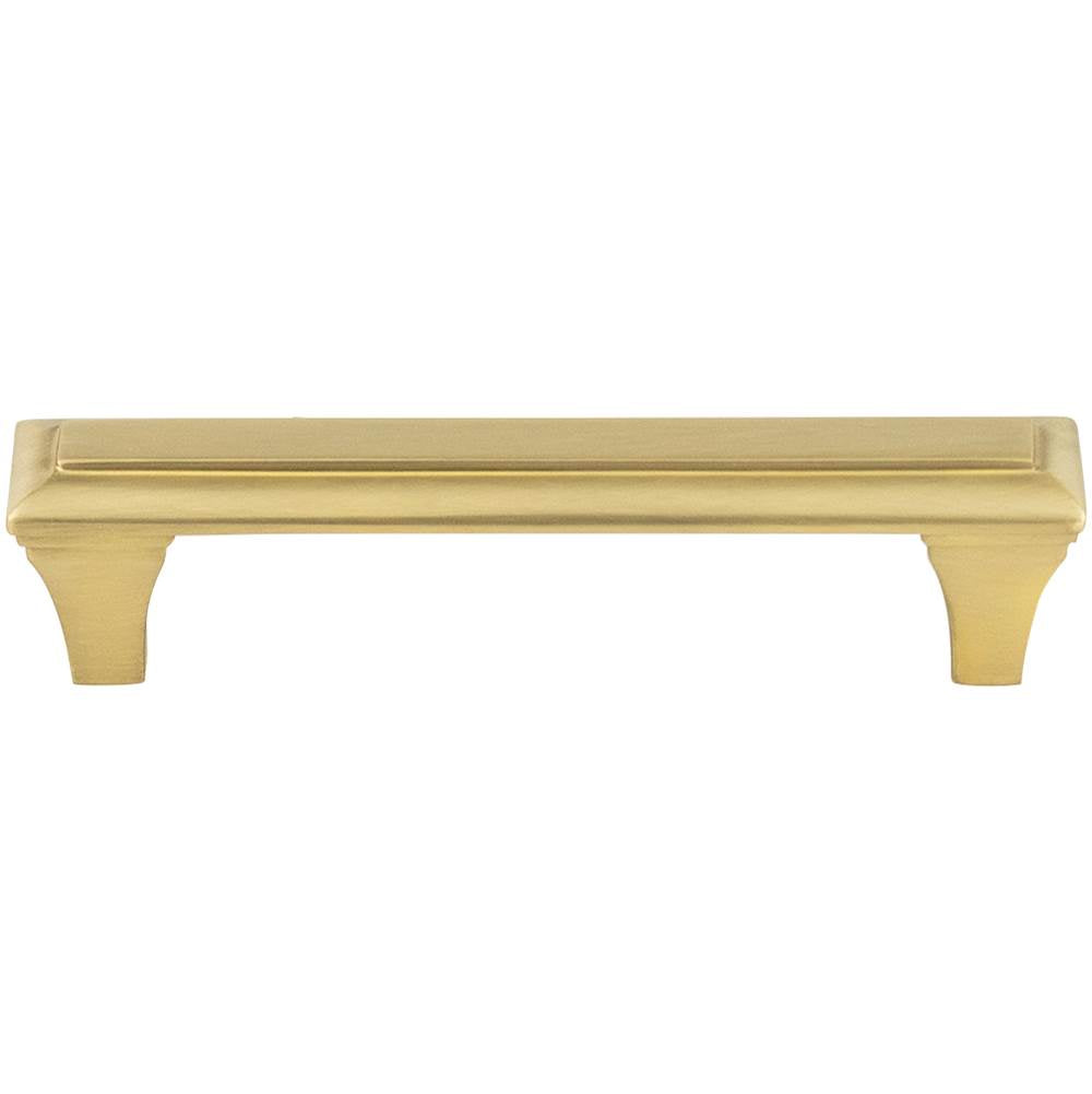 Vesta - Alston Pull 3 3/4 Inch (c-c) Satin Brass - Satin Brass