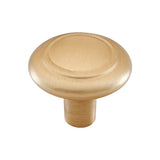 Vesta - Cala Knob 1 5/16 Inch Satin Brass - Satin Brass