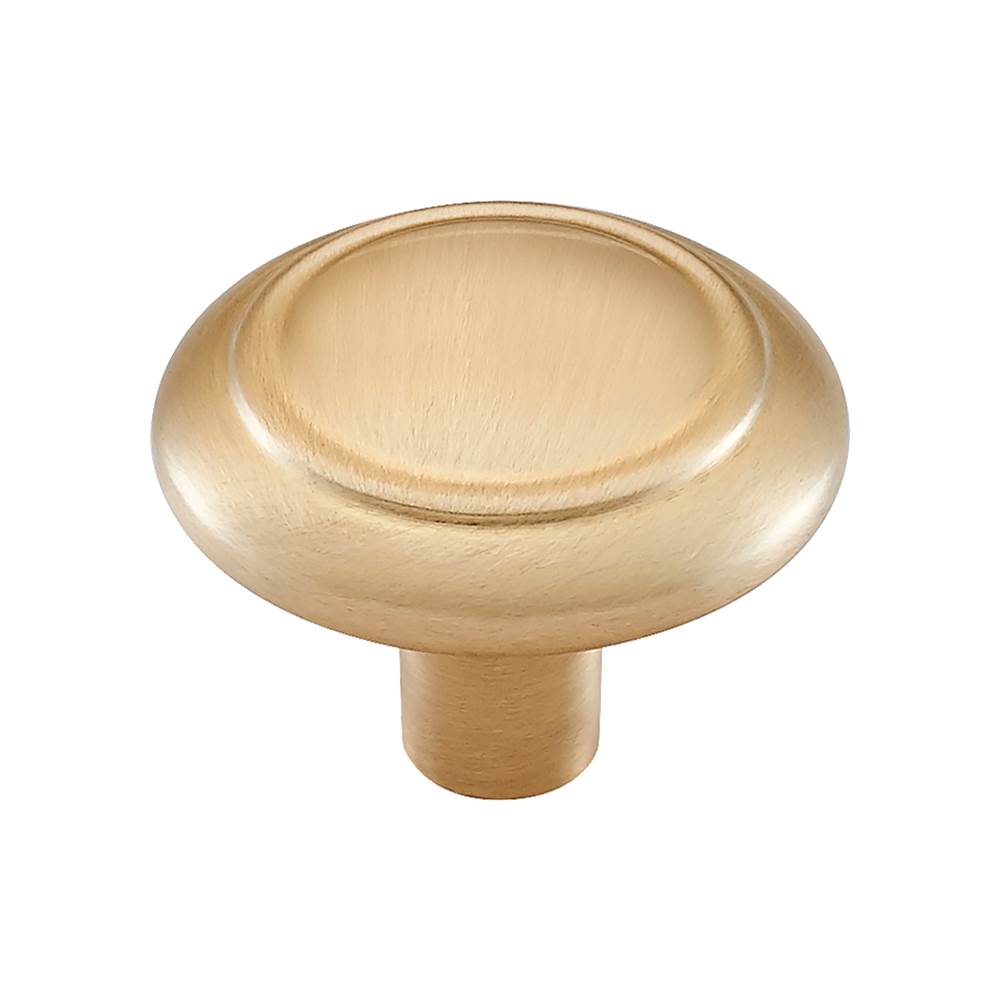 Vesta - Cala Knob 1 5/8 Inch Satin Brass - Satin Brass