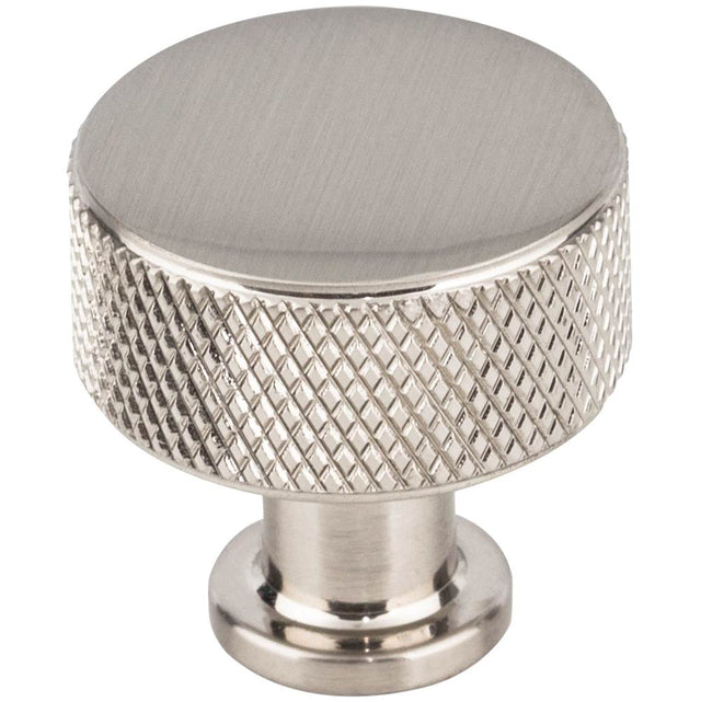 Vesta - Beliza Cylinder Knurled Knob 15/16 Inch Brushed Satin Nickel - Brushed Satin Nickel