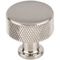 Vesta - Beliza Cylinder Knurled Knob 15/16 Inch Brushed Satin Nickel - Brushed Satin Nickel
