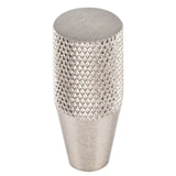 Vesta - Beliza Conical Knurled Knob 1/2 Inch Brushed Satin Nickel - Brushed Satin Nickel