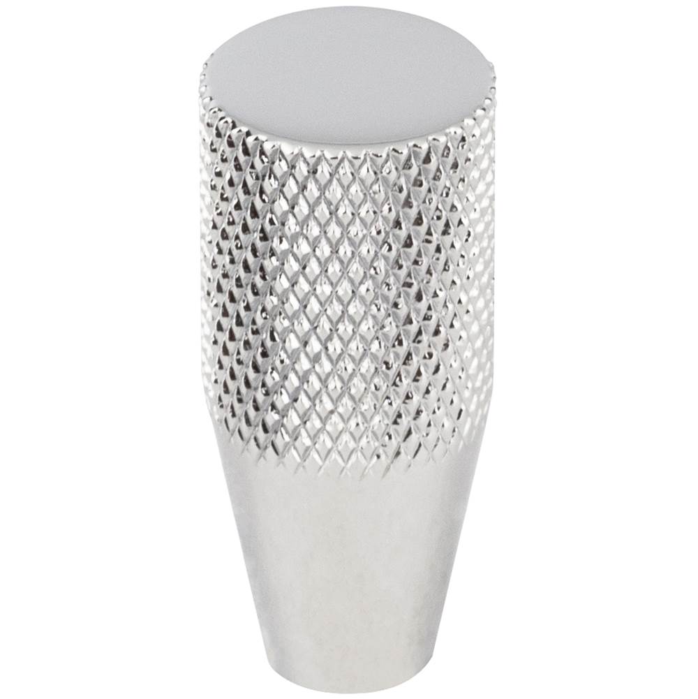 Vesta - Beliza Conical Knurled Knob 1/2 Inch Polished Chrome - Polished Chrome
