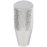 Vesta - Beliza Conical Knurled Knob 1/2 Inch Polished Chrome - Polished Chrome