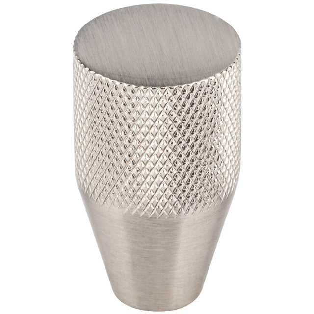 Vesta - Beliza Conical Knurled Knob 3/4 Inch Brushed Satin Nickel - Brushed Satin Nickel