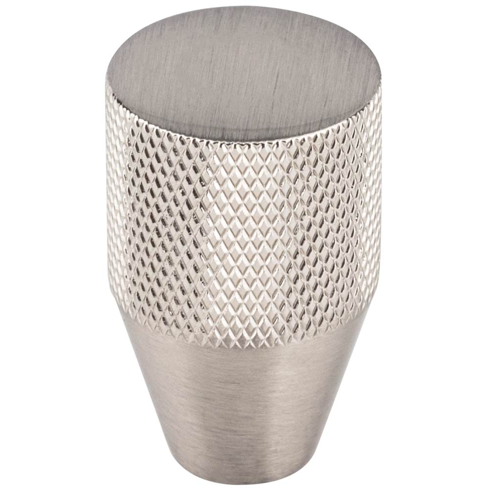 Vesta - Beliza Conical Knurled Knob 13/16 Inch Brushed Satin Nickel - Brushed Satin Nickel