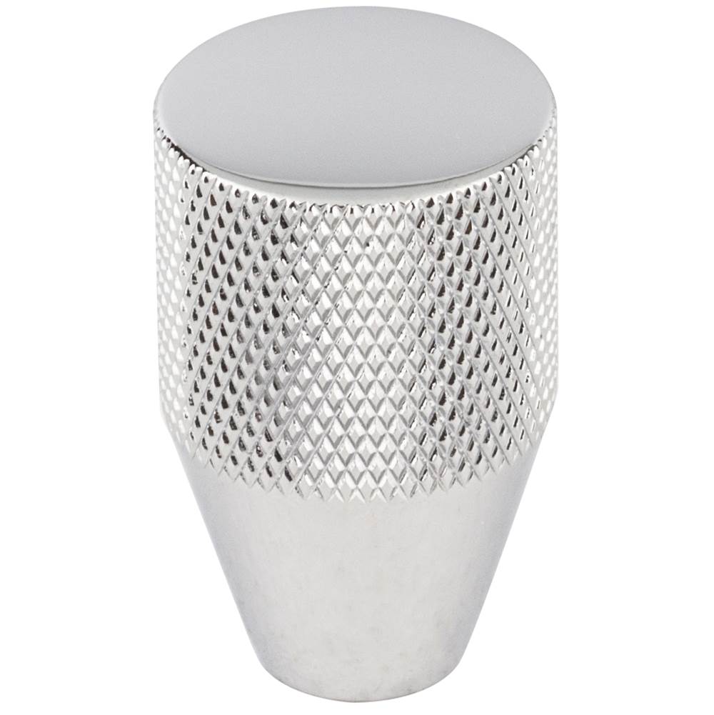 Vesta - Beliza Conical Knurled Knob 13/16 Inch Polished Chrome - Polished Chrome