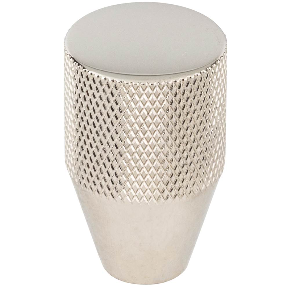 Vesta - Beliza Conical Knurled Knob 13/16 Inch Polished Nickel - Polished Nickel
