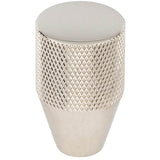Vesta - Beliza Conical Knurled Knob 13/16 Inch Polished Nickel - Polished Nickel