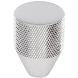 Vesta - Beliza Conical Knurled Knob 1 Inch Polished Chrome - Polished Chrome
