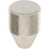 Vesta - Beliza Conical Knurled Knob 1 Inch Polished Nickel - Polished Nickel