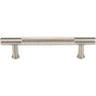 Vesta - Beliza Knurled Bar Pull 3 3/4 Inch (c-c) Brushed Satin Nickel - Brushed Satin Nickel