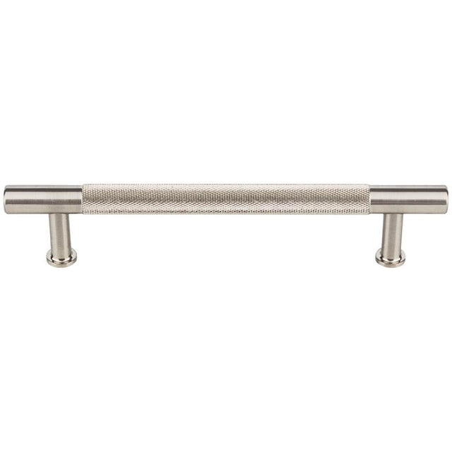 Vesta - Beliza Knurled Bar Pull 5 1/16 Inch (c-c) Brushed Satin Nickel - Brushed Satin Nickel