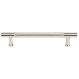 Vesta - Beliza Knurled Bar Pull 5 1/16 Inch (c-c) Polished Nickel - Polished Nickel