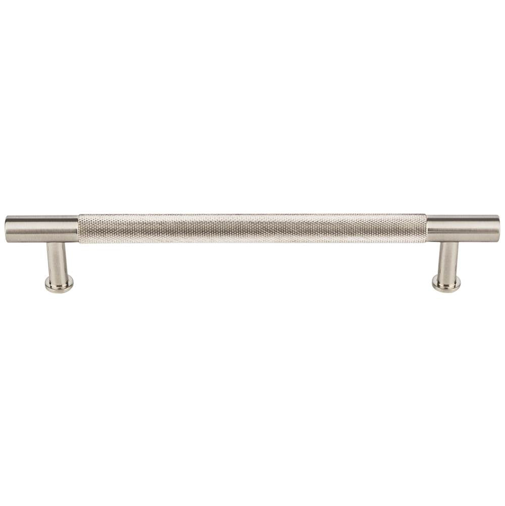 Vesta - Beliza Knurled Bar Pull 6 5/16 Inch (c-c) Brushed Satin Nickel - Brushed Satin Nickel