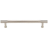 Vesta - Beliza Knurled Bar Pull 6 5/16 Inch (c-c) Brushed Satin Nickel - Brushed Satin Nickel