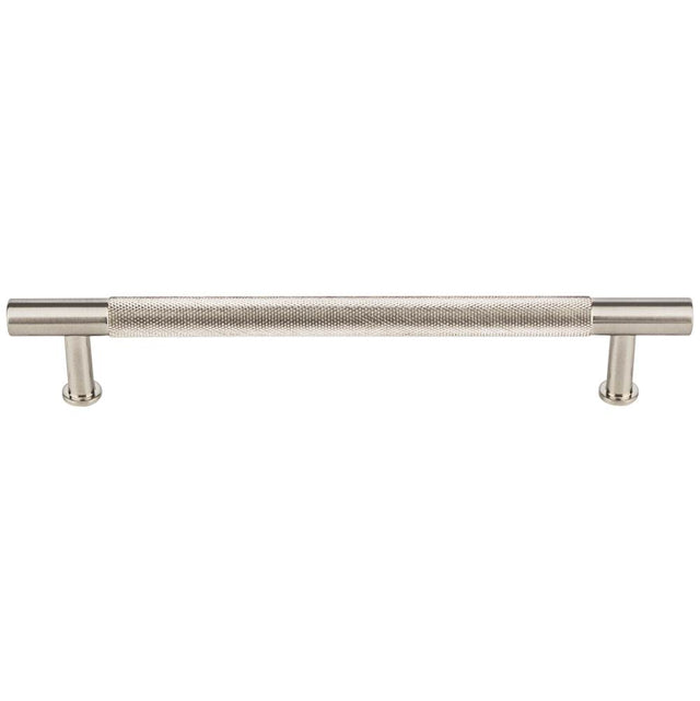 Vesta - Beliza Knurled Bar Pull 6 5/16 Inch (c-c) Brushed Satin Nickel - Brushed Satin Nickel
