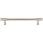 Vesta - Beliza Knurled Bar Pull 6 5/16 Inch (c-c) Brushed Satin Nickel - Brushed Satin Nickel