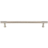 Vesta - Beliza Knurled Bar Pull 7 9/16 Inch (c-c) Brushed Satin Nickel - Brushed Satin Nickel